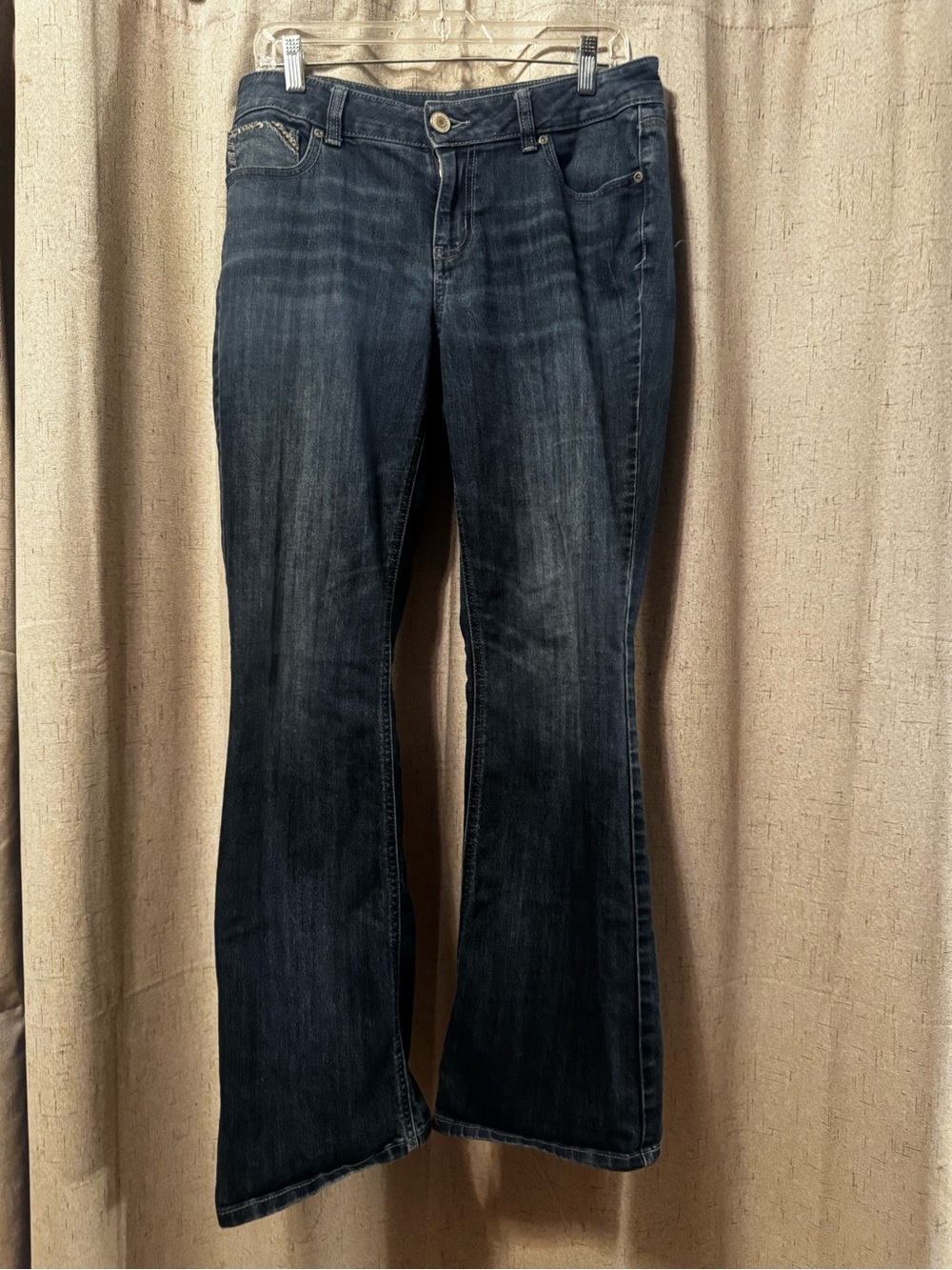 Maurices Dark Blue Flare Jeans